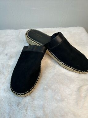 Cole Haan Women’s Size 9 Grand OS Slip On Shoe Black Espadrille